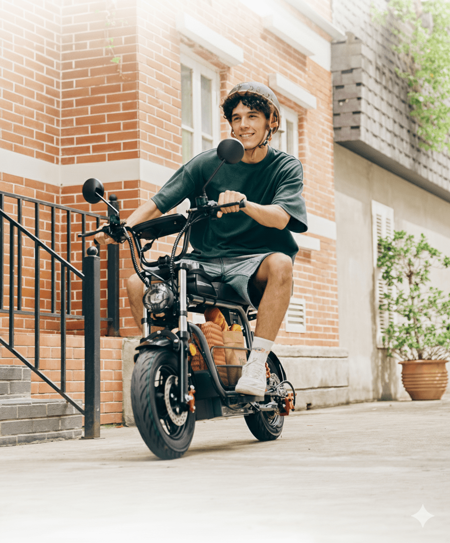 iScooter DX5 - Elsparkcykel - Wheelyshop