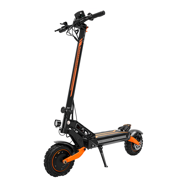 iScooter W12 electric scooter, front three-quarter view