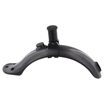 Adjustable rear turn signal and taillight mount for Xiaomi fitted to the mudguard, angled view