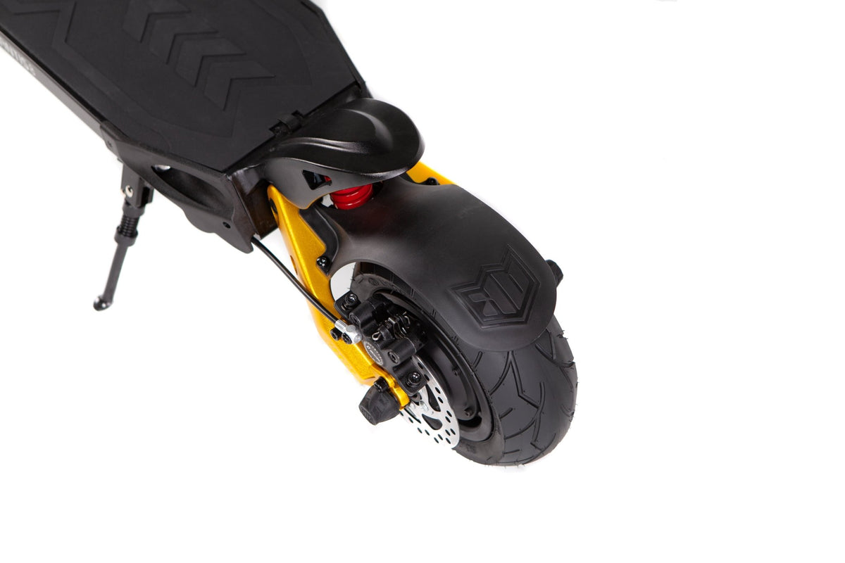KAABO MANTIS 10 Plus front wheel and fork in yellow