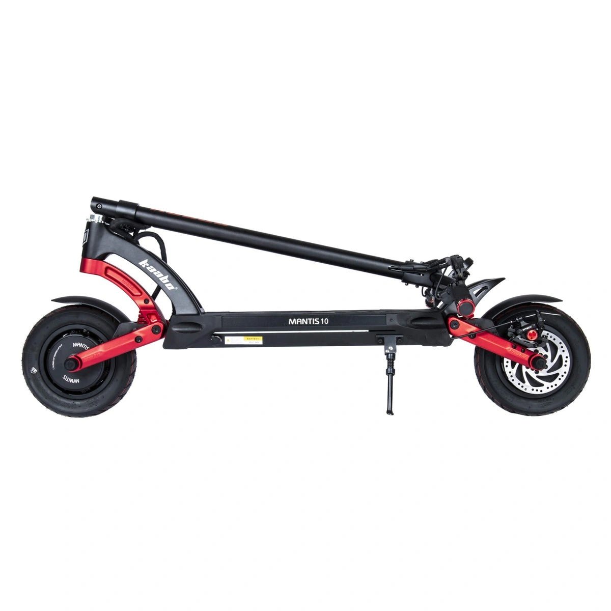 KAABO MANTIS 10 Plus electric scooter folded in red