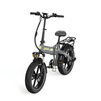 KOOLUX RK10 folding fat-tyre e-bike, front three-quarter view