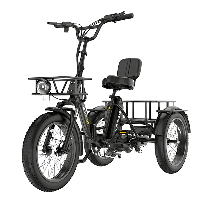 KOOLUX X13 electric tricycle, front three-quarter view
