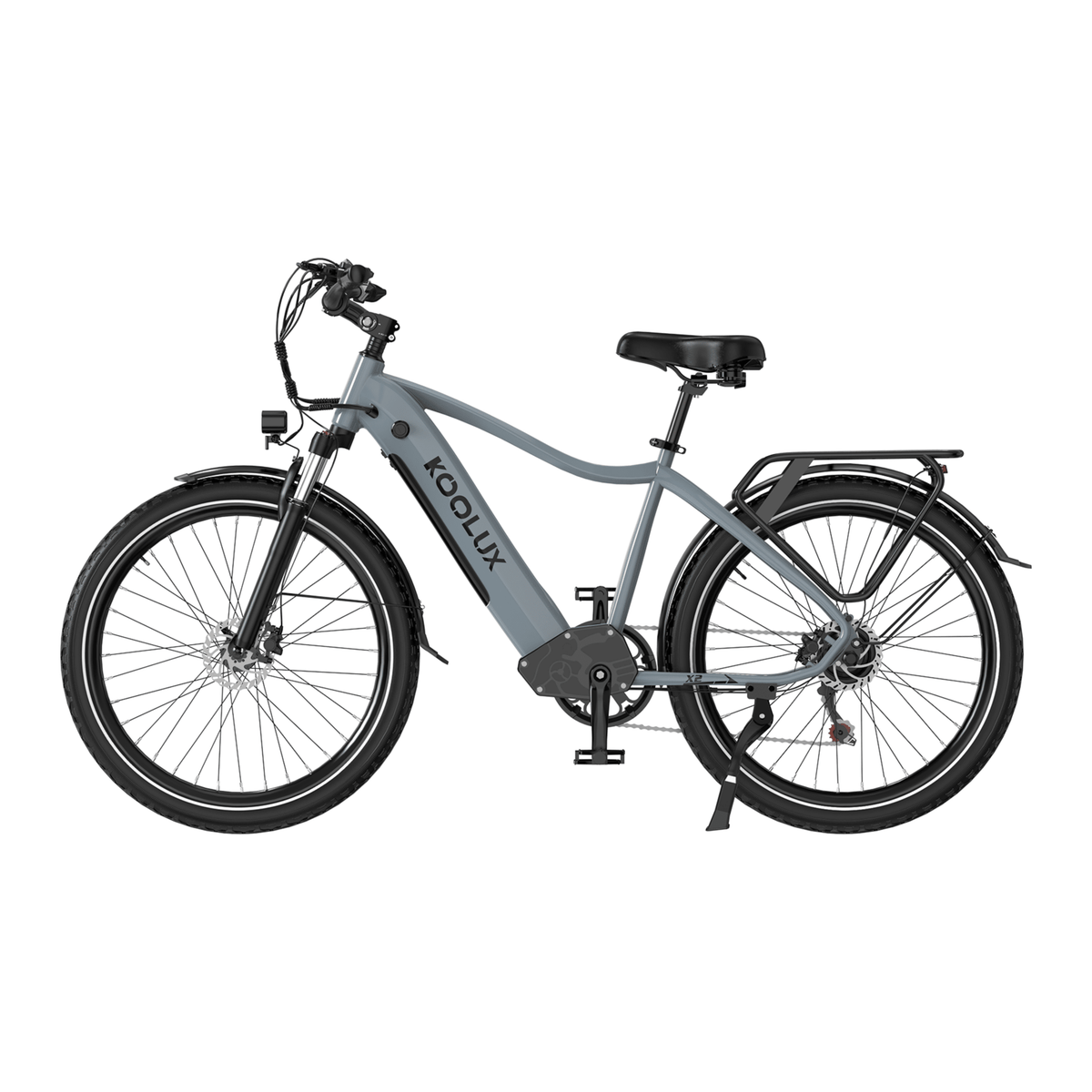 KOOLUX X3 e-bike seen from the side in grey