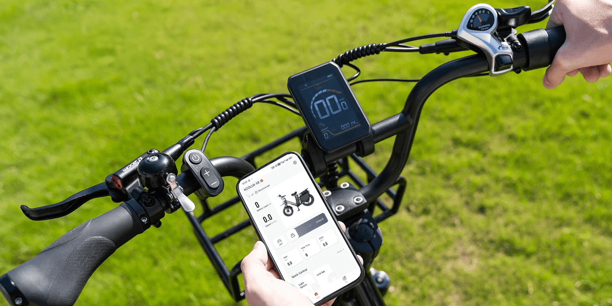 KOOLUX X8 handlebar with display and controls