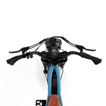 KOOLUX X9 Mini handlebar with display and controls in blue