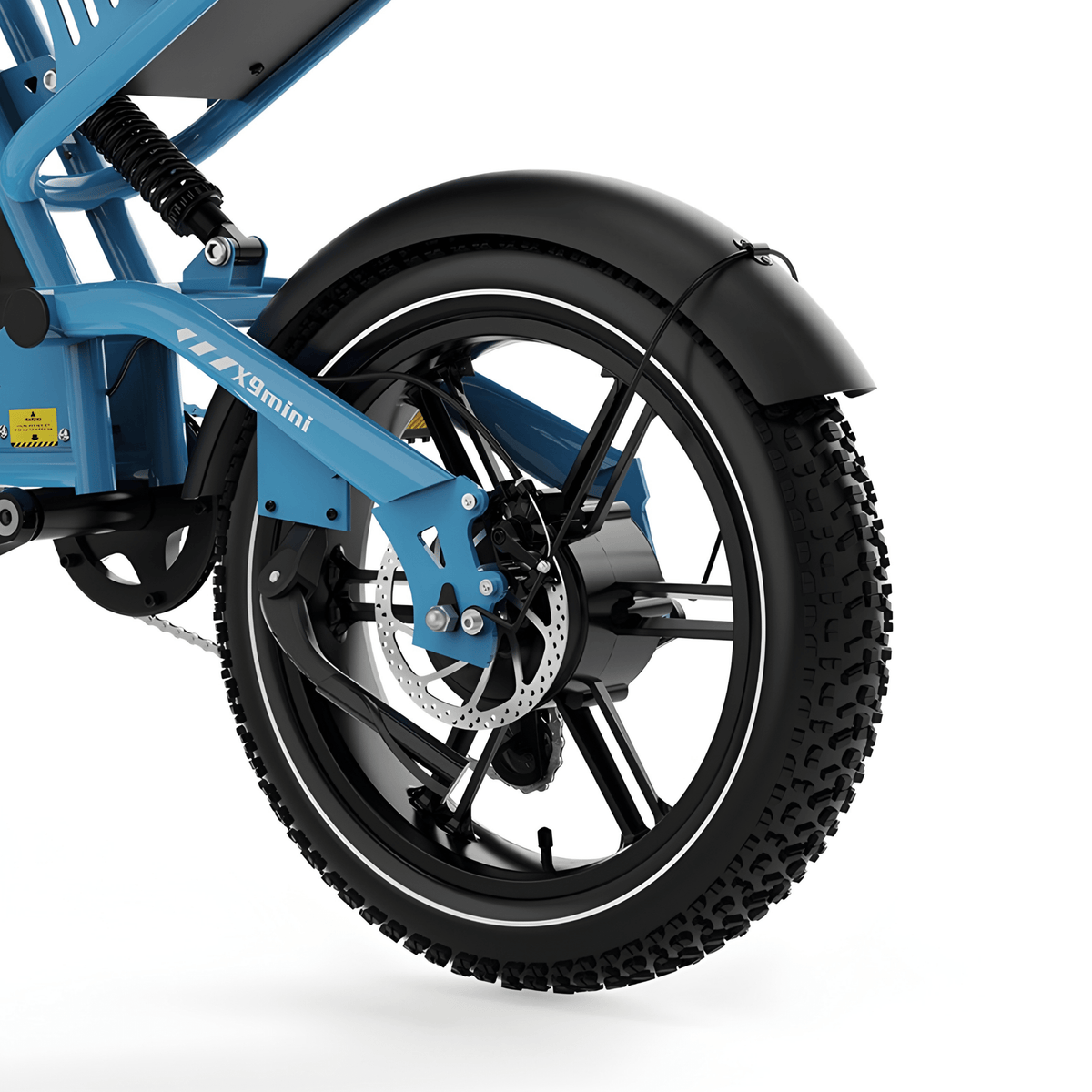 KOOLUX X9 Mini rear wheel in blue