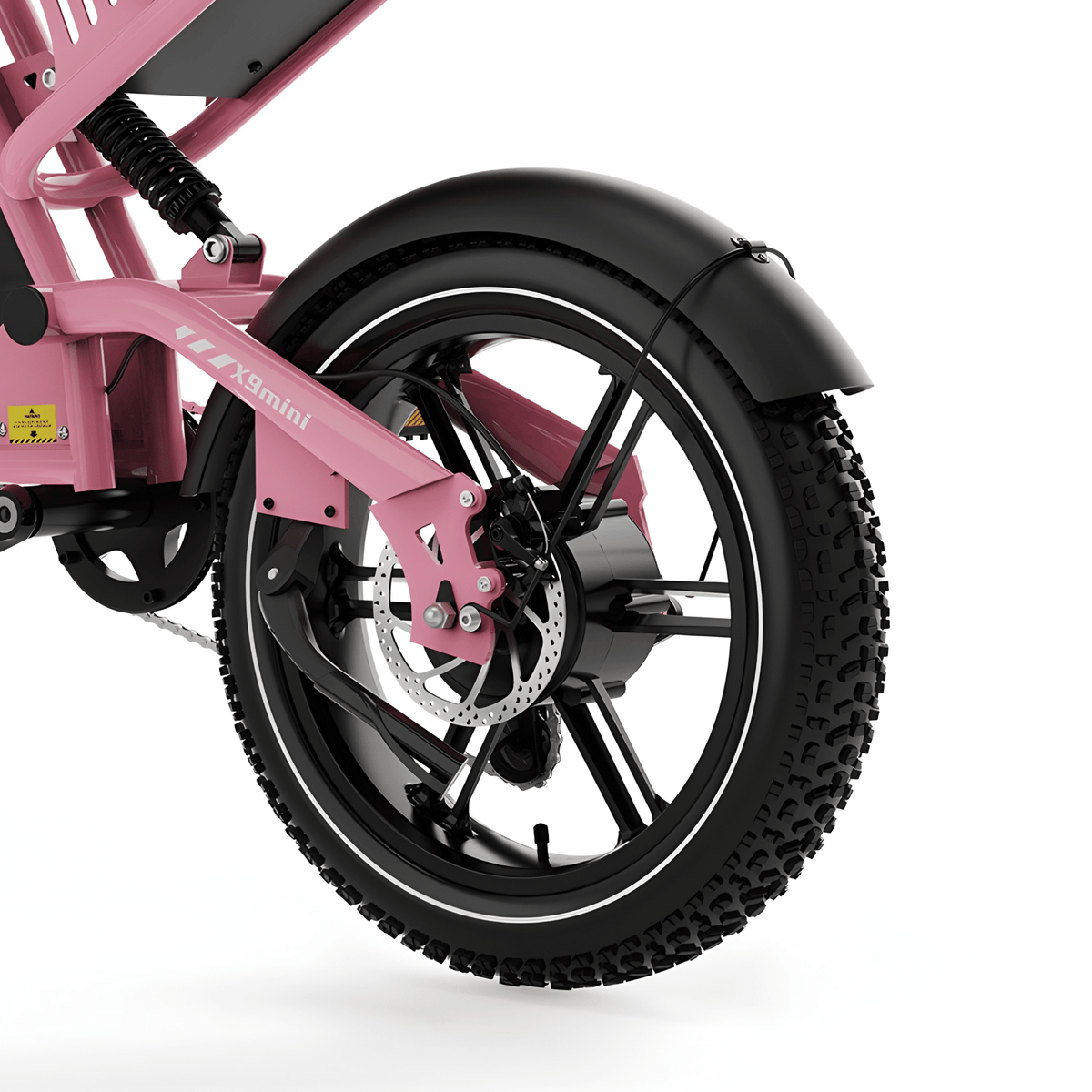 KOOLUX X9 Mini rear wheel in pink