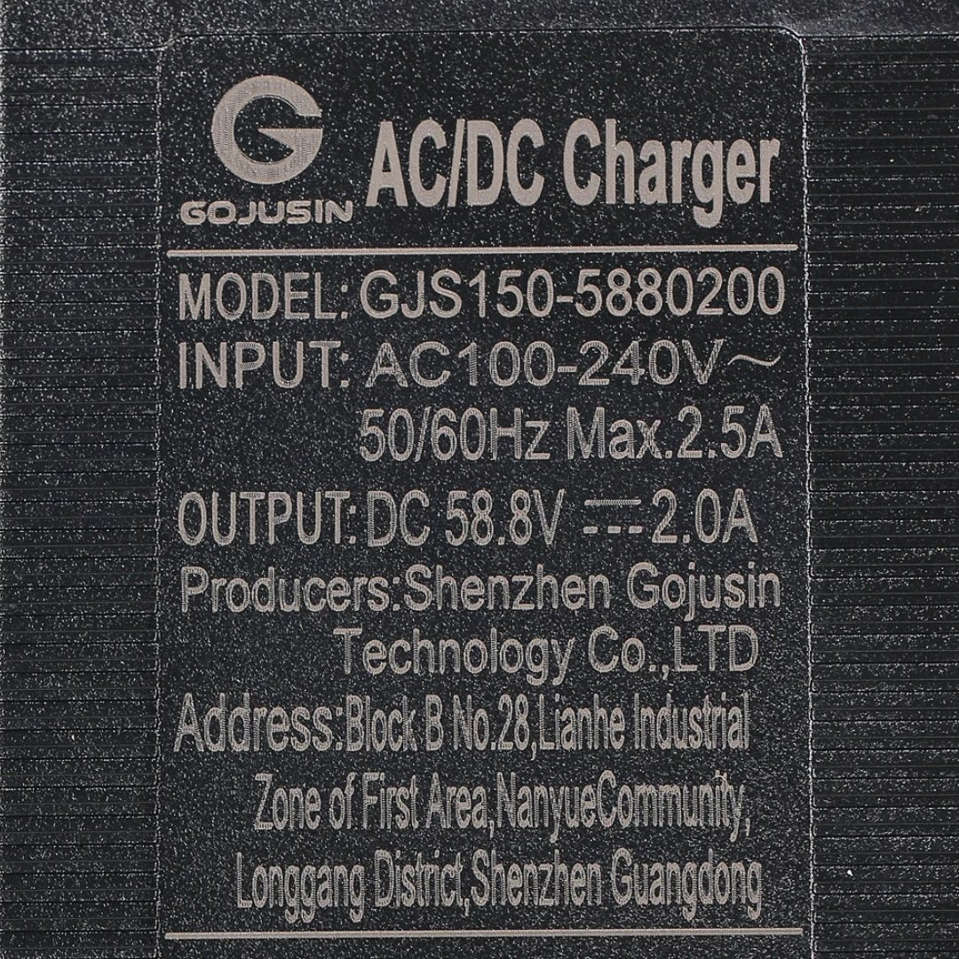 Laddare VSETT/ZERO 52V - Reservdel - Wheelyshop