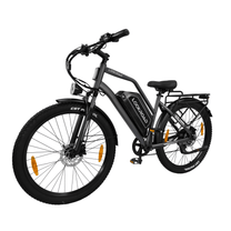 LOOKROAD L28 Max fat-tyre e-bike, front three-quarter view in grey