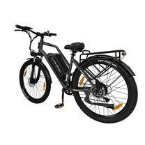 LOOKROAD L28 Max fat-tyre e-bike, rear three-quarter view in grey