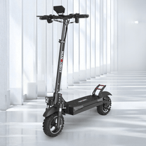 Nanrobot T1 electric scooter, front three-quarter view indoors