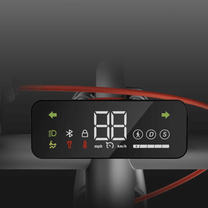 Close-up of the NAVEE V25i Pro II display