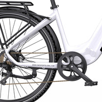 OneSport OT05 Pro cranks and pedals in white