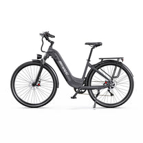 OneSport OT05 Pro e-bike seen from the side in black