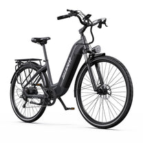 OneSport OT05 Pro e-bike, rear three-quarter view in black