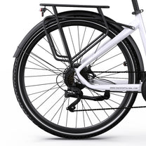 OneSport OT05 Pro rear wheel from behind in white