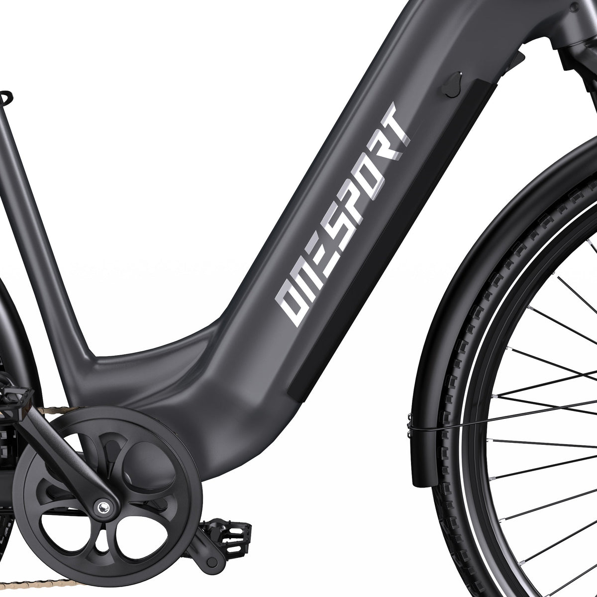 OneSport OT05 Pro cranks and pedals in black