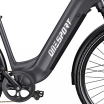 OneSport OT05 Pro cranks and pedals in black