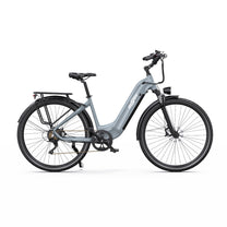 OneSport OT05 Pro e-bike seen from the other side in light blue