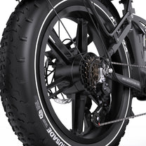 OneSport OT08 Pro rear wheel in grey