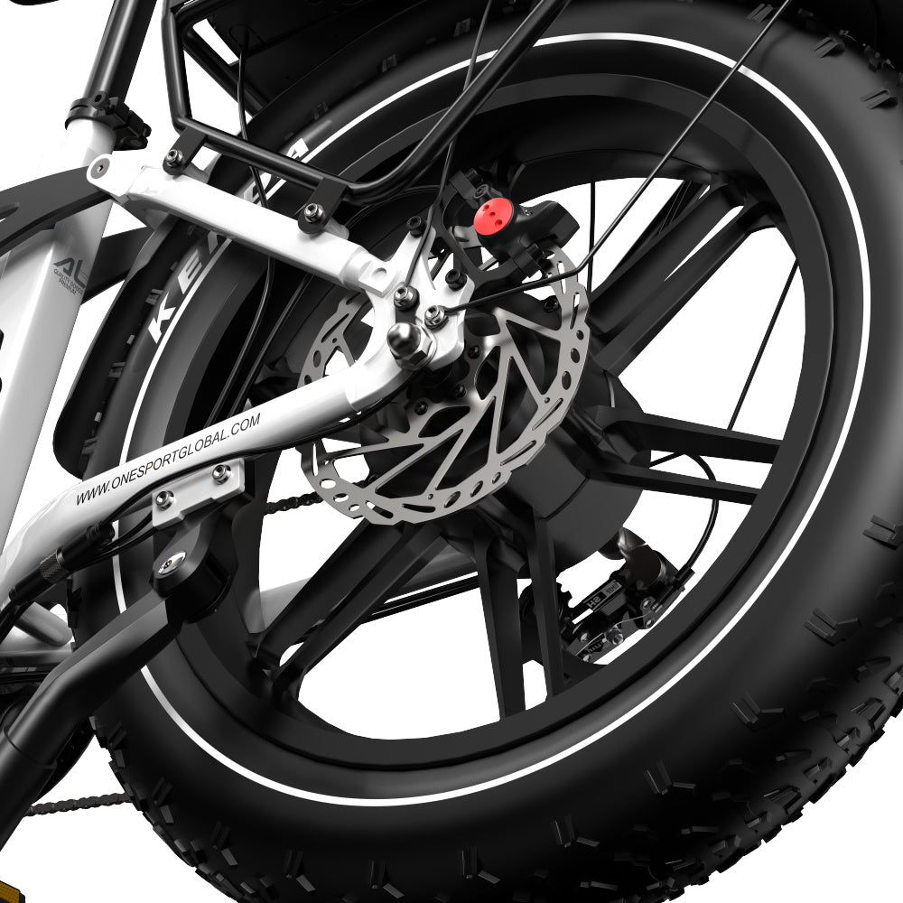 OneSport OT08 Pro disc brake in white