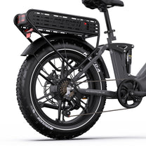 OneSport OT08 Pro rear wheel from behind in grey