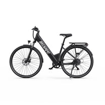 OneSport OT12 e-bike seen from the side in black
