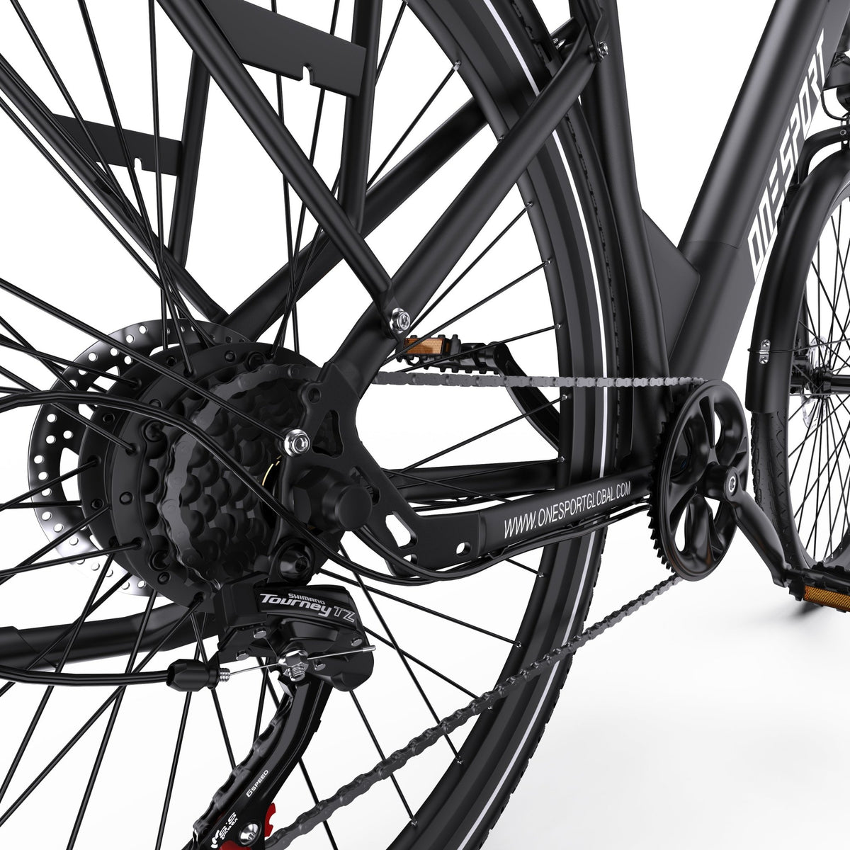 OneSport OT12 hub motor in black