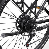 OneSport OT12 gears and chain in black in close-up