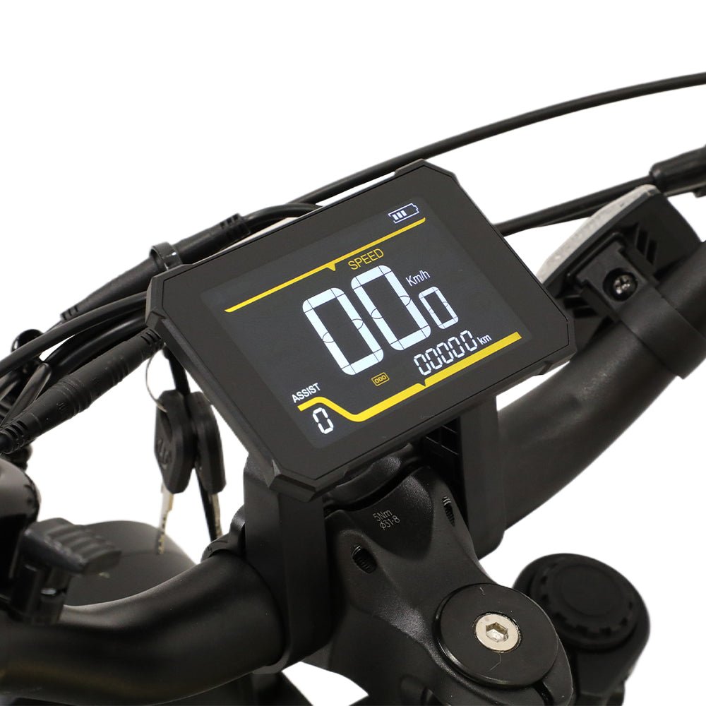 Close-up of the OneSport W66 display