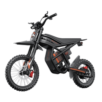 Ridingtimes GT54 Pro electric dirt bike, front three-quarter view against a dark background