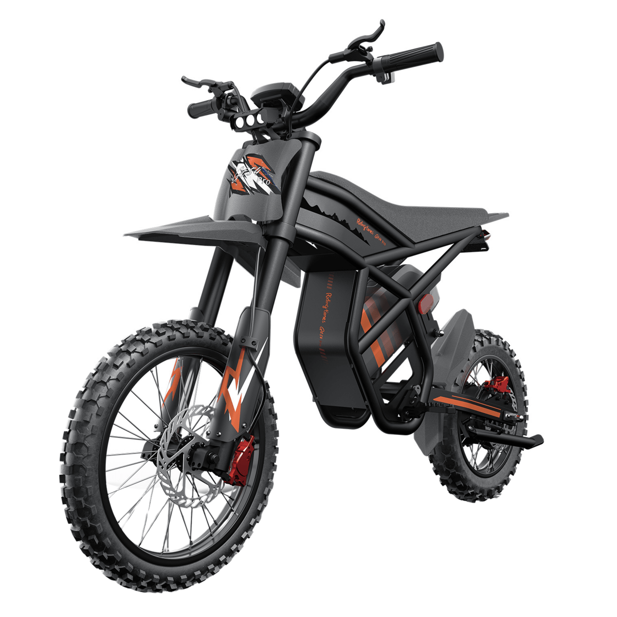 Ridingtimes GT54 Pro electric dirt bike seen from the front