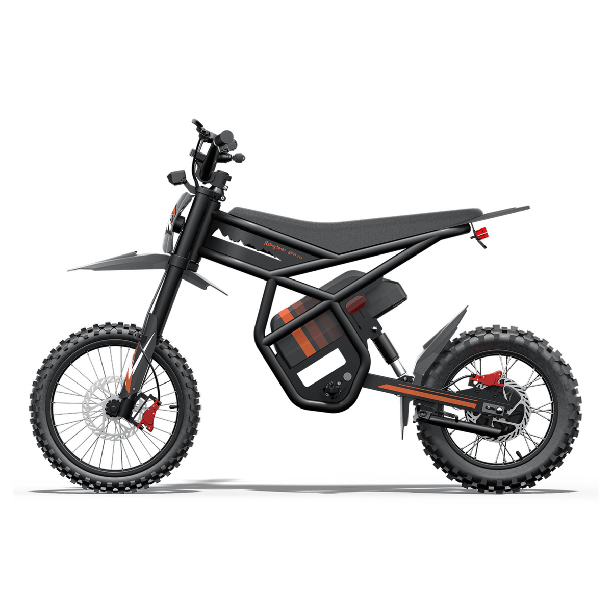 Ridingtimes GT54 Pro electric dirt bike seen from the side from the left