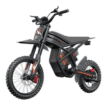 Ridingtimes GT54 Pro electric dirt bike, front three-quarter view from the right