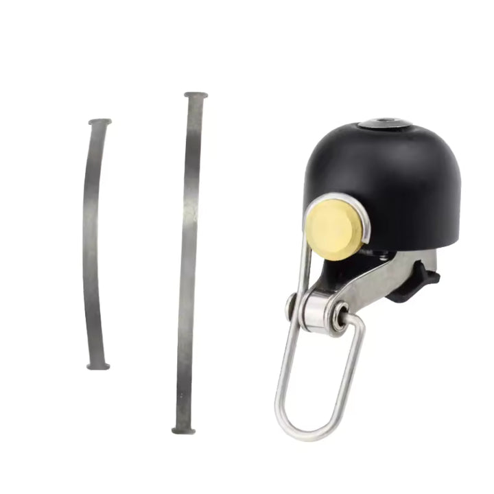 Bicycle bell Retro Edition in black with included parts