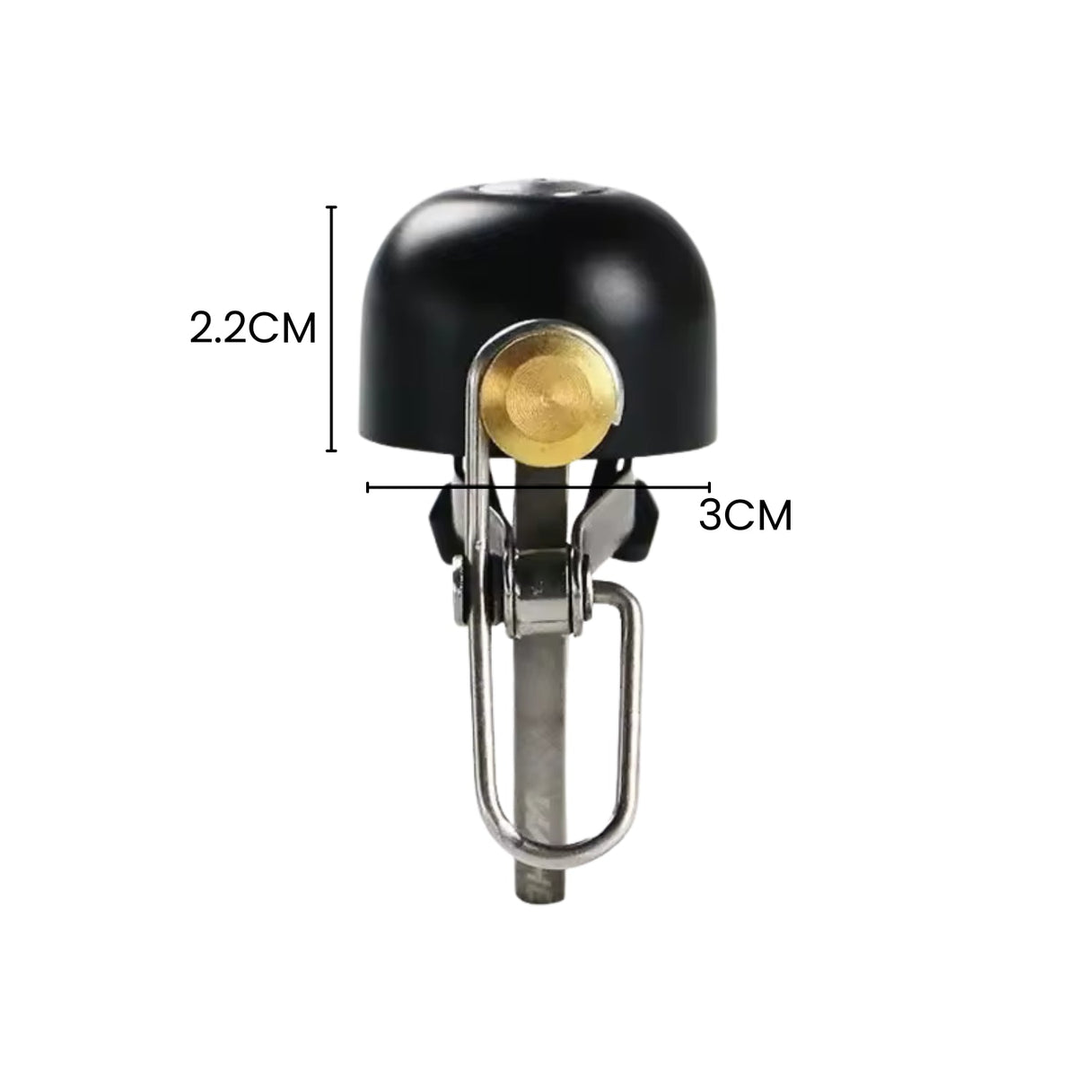 Dimensions: bicycle bell Retro Edition in black