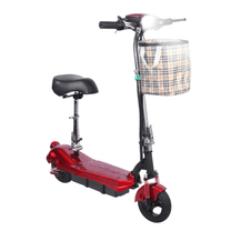 SEEDREAM M5 electric scooter seen from the other side in red