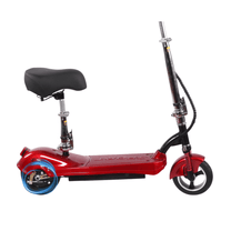 SEEDREAM M5 electric scooter seen from the other side in red
