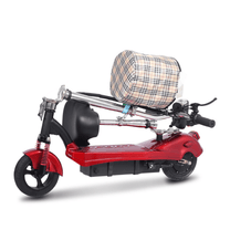 SEEDREAM M5 electric scooter folded in red