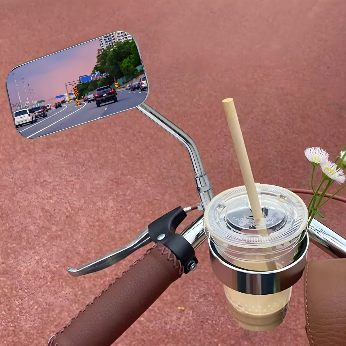 Smart rear-view mirror Classic Edition in use