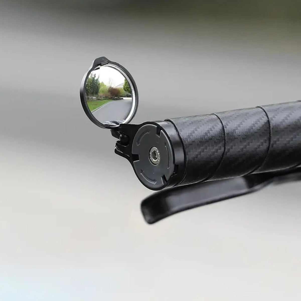 Close-up of smart rear-view mirror Mini