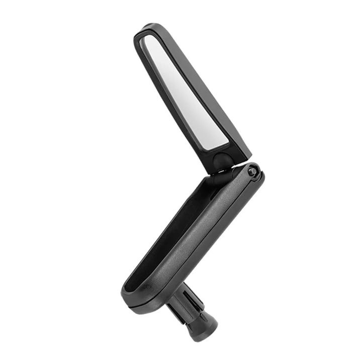 Smart foldable rear-view mirror, angled view