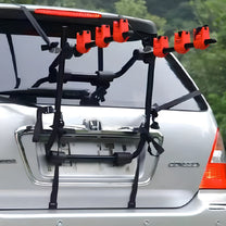 Smart bike rack Pro mounted on a car