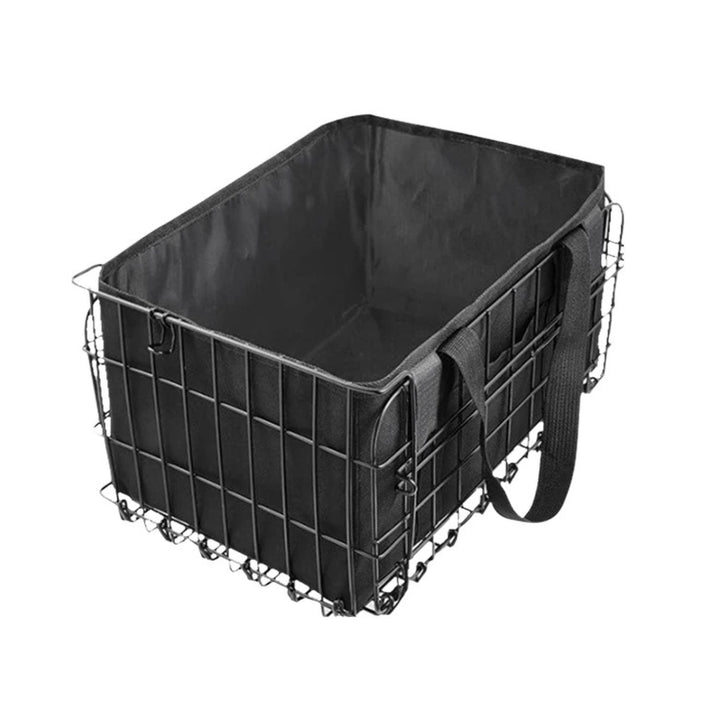 Smart bicycle basket with removable storage