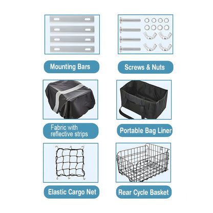 Smart cykelkorg med avtagbar förvaring - Tillbehör - Wheelyshop
