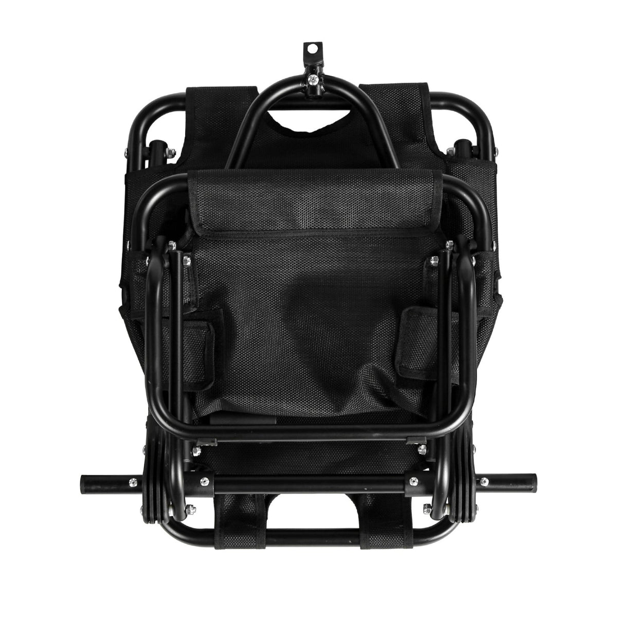 Detail of the Smart cargo bike trailer in black