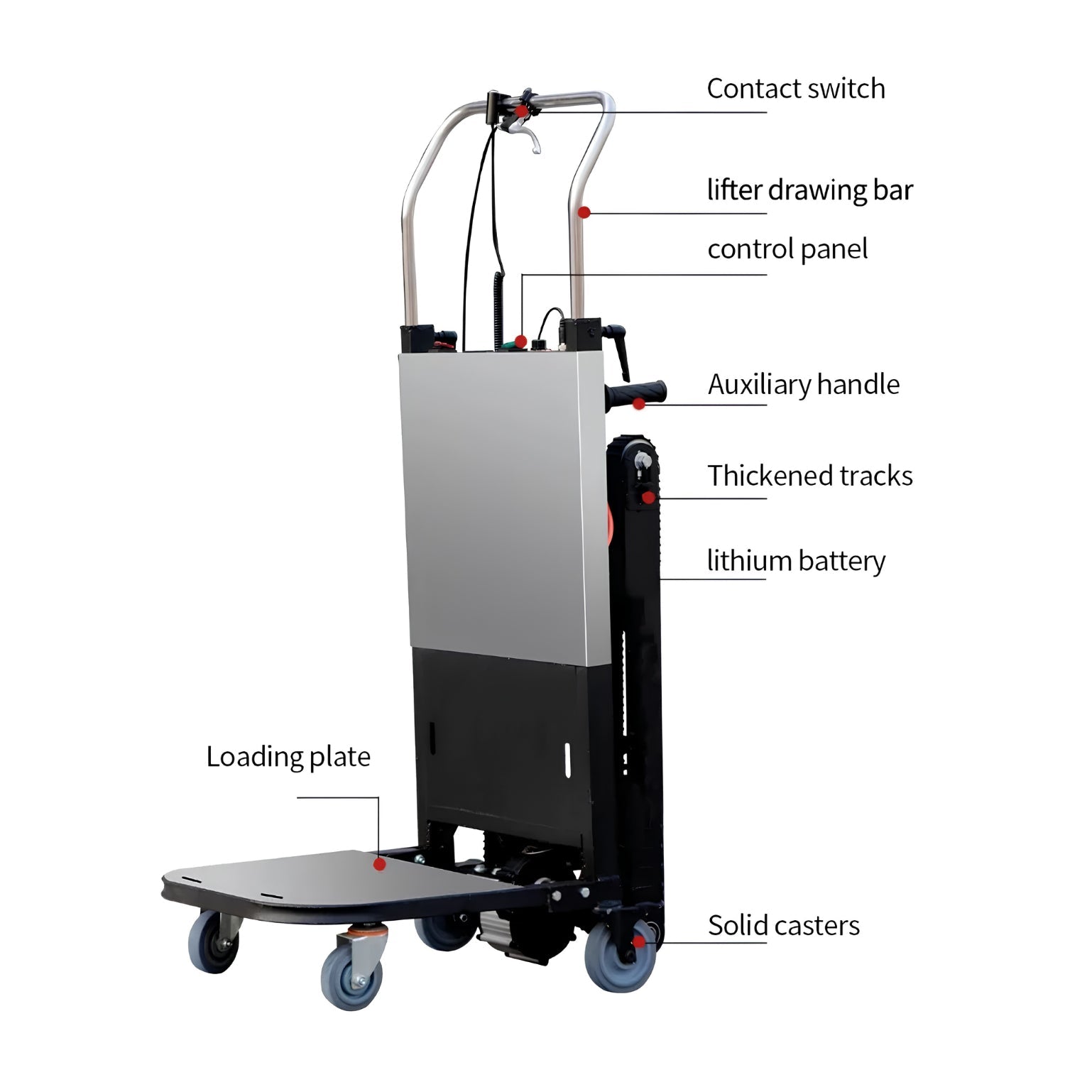 Smart electric stair-climbing transport wagon - Accessories - Wheelyshop