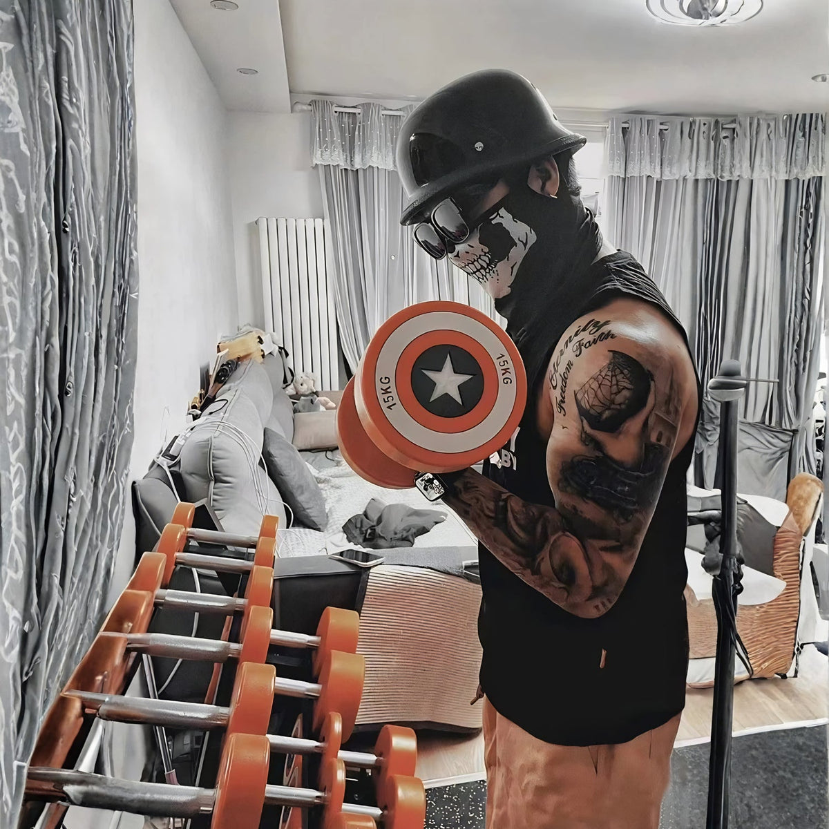 Smart helmet Hat Edition, worn by a person