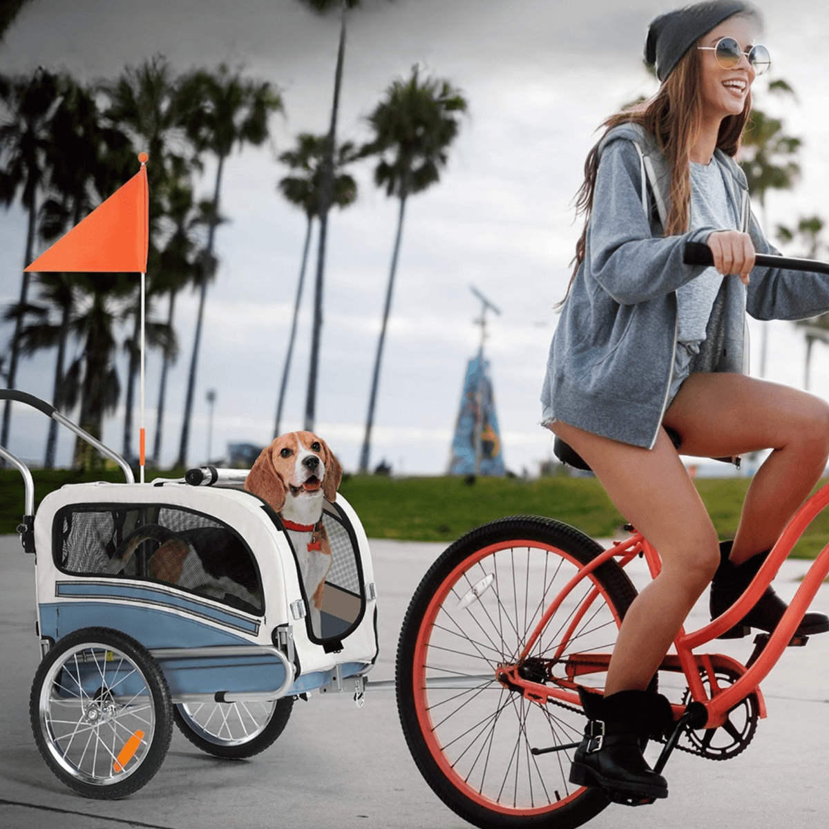 Smart Pet Trailer Bicycle 20303B - Pet trailer - Wheelyshop